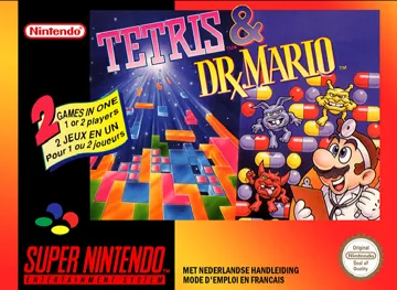 Tetris & Dr. Mario (Europe) box cover front